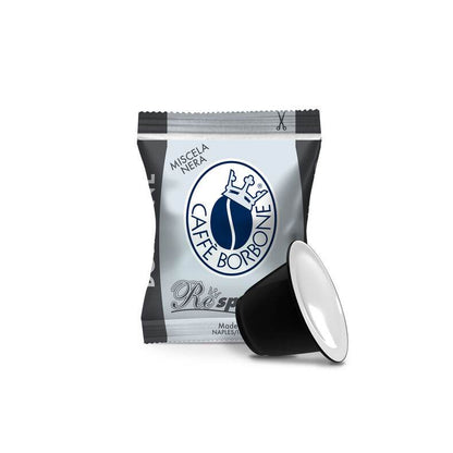 100 Capsule Nespresso Caffè Borbone Miscela Nera - Ital Cialde