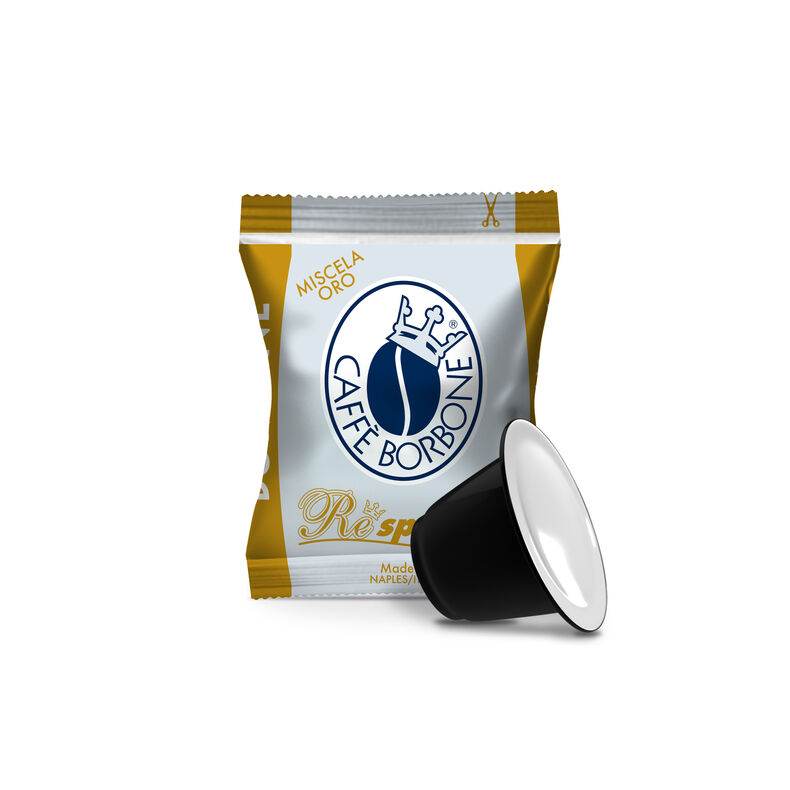 100 Capsule Nespresso Caffè Borbone Miscela Oro - Ital Cialde