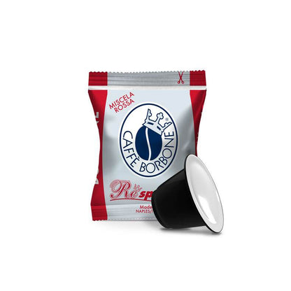 100 Capsule Nespresso Caffè Borbone Miscela Rossa - Ital Cialde
