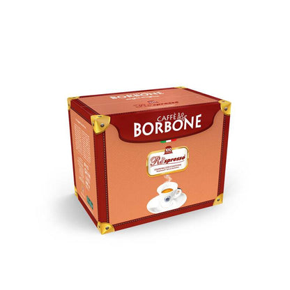 100 Capsule Nespresso Caffè Borbone Miscela Rossa - Ital Cialde