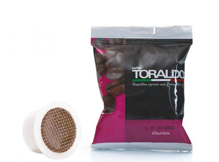 100 Capsule Uno System Caffè Toraldo Miscela Classica - Ital Cialde