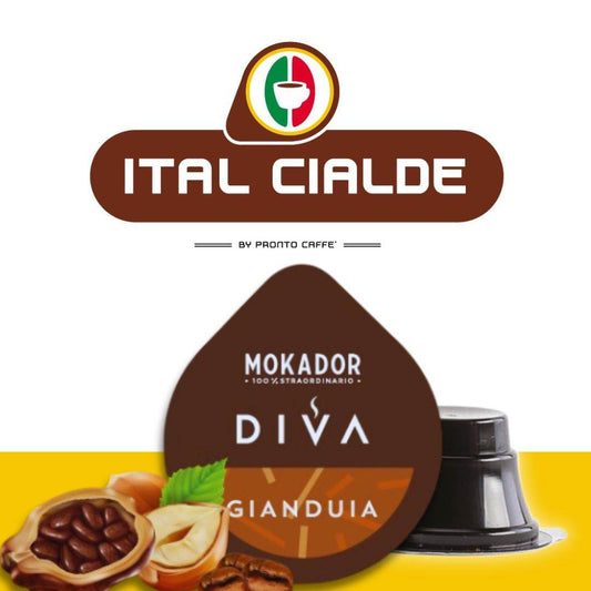 25 Capsule Diva Mokador Gianduia - Ital Cialde