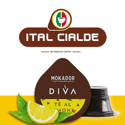 25 Capsule Diva Mokador Tè al Limone - Ital Cialde