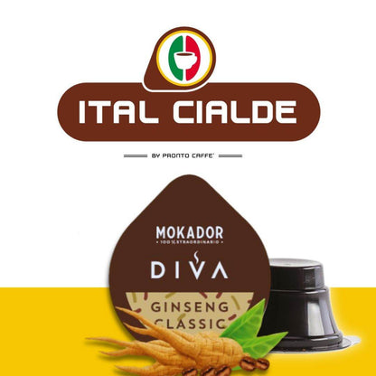 25 Capsule Diva Mokador Ginseng Classic - Ital Cialde