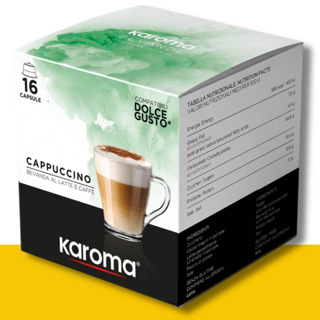 16 Capsule Dolce Gusto Karoma Cappuccino - Ital Cialde
