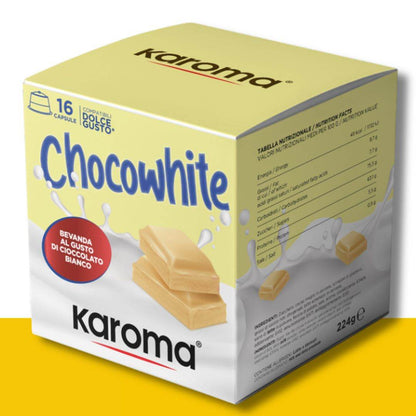 16 Capsule Dolce Gusto Karoma ChokoWhite - Ital Cialde
