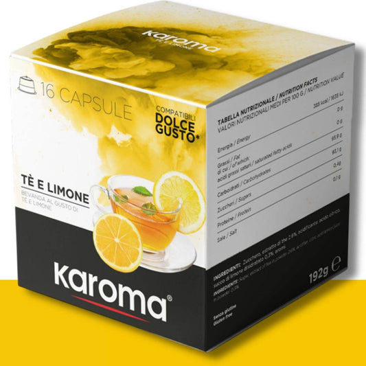 16 Capsule Dolce Gusto Karoma Tè Limone - Ital Cialde