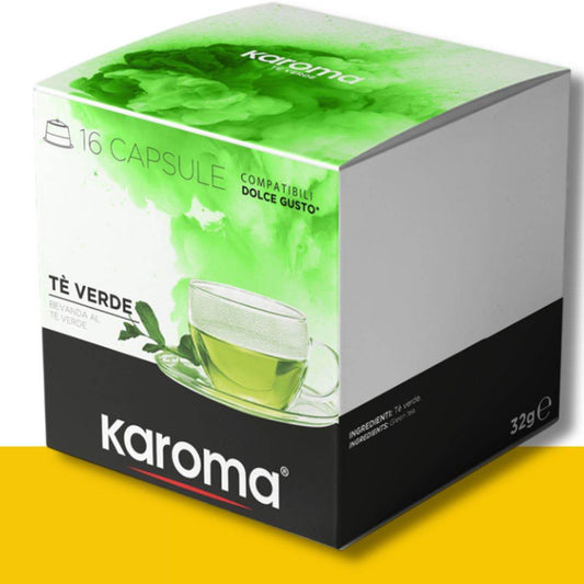 16 Capsule Dolce Gusto Karoma Tè Verde - Ital Cialde