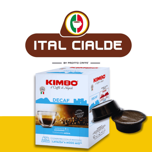 50 Capsule A Modo Mio Caffè Kimbo Decaf - Ital Cialde