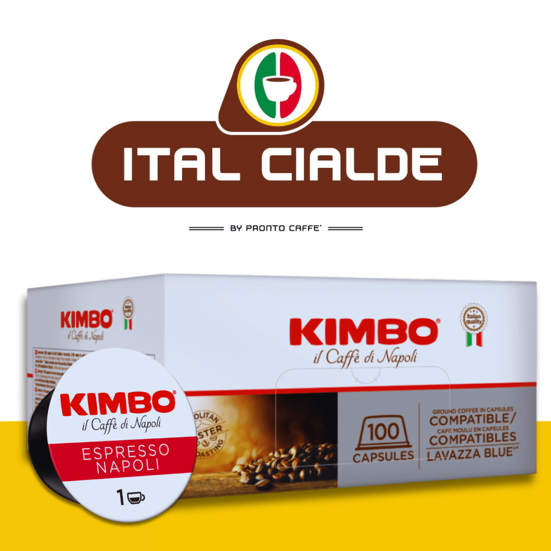 100 Capsule Lavazza Blue Caffè Kimbo Napoli - Ital Cialde