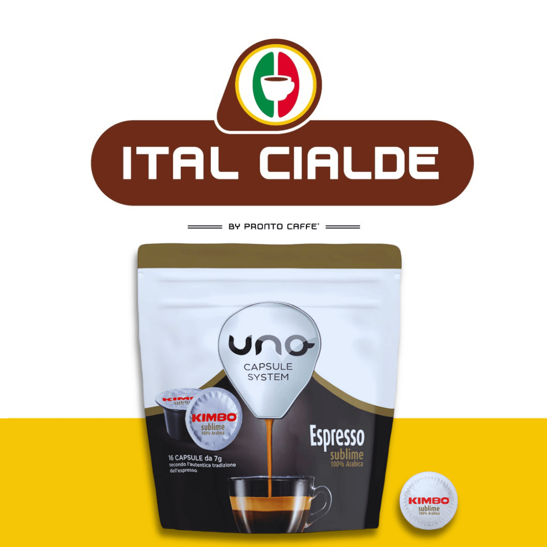 Capsule Uno System Caffè Kimbo Espresso Sublime 100% Arabica - Ital Cialde