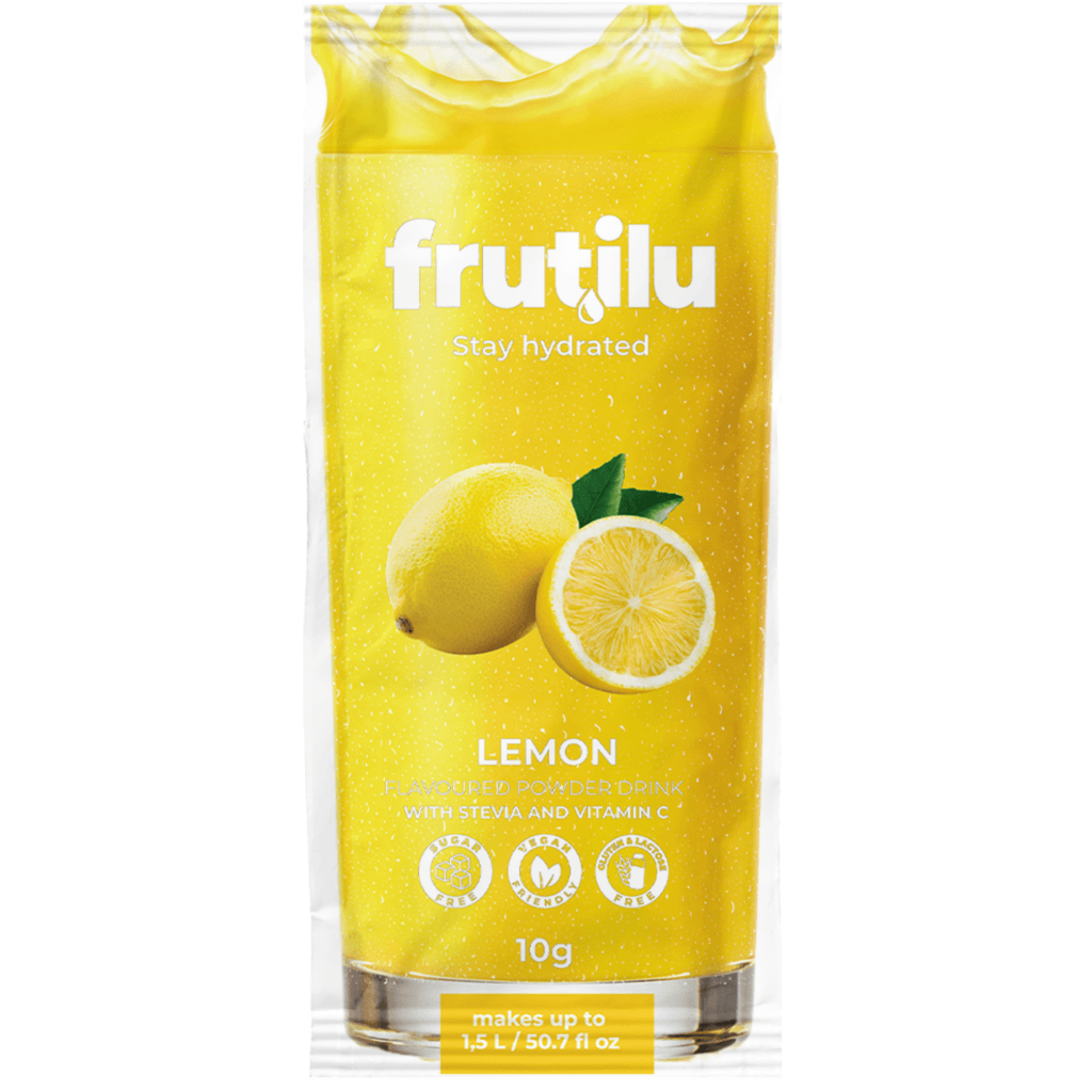Frutilu Gusto Limone - Bevanda Istantanea in polvere 10g Frutilu