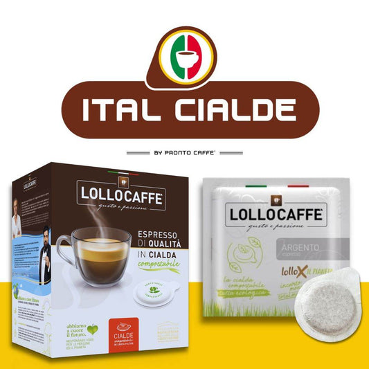 150 Cialde Lollo Caffè Miscela Argento - Ital Cialde