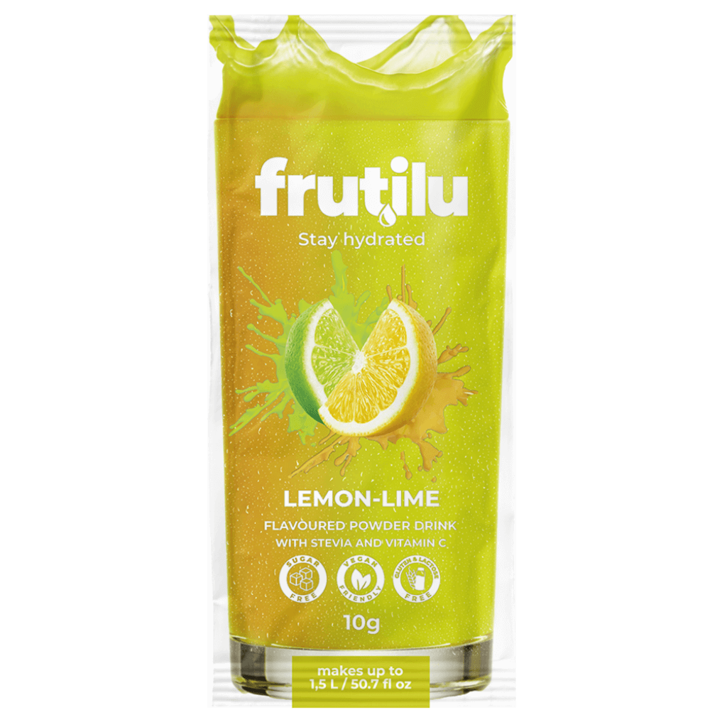 Frutilu Gusto Limone e Lime - Bevanda Istantanea in polvere 10g Frutilu
