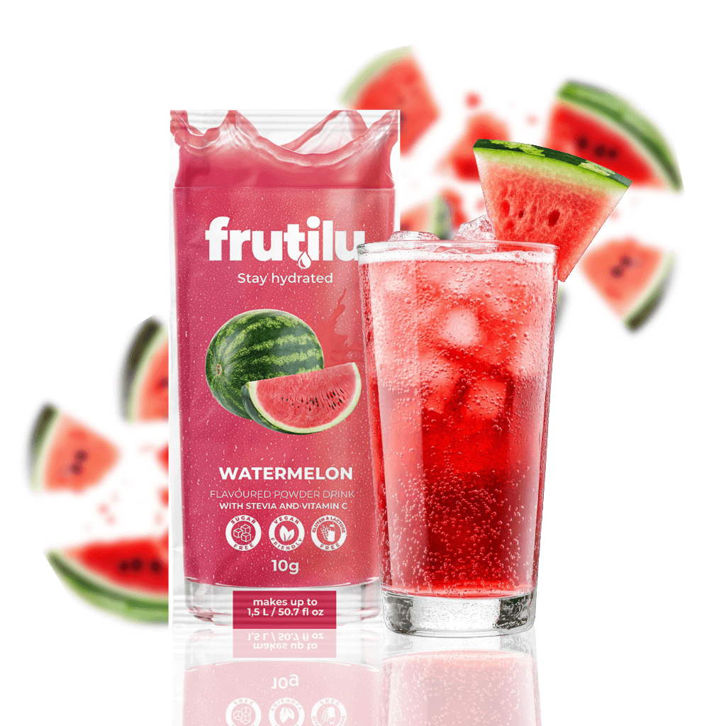 Fruttilu Gusto Anguria - Bevanda Istantanea in polvere 10g Frutilu
