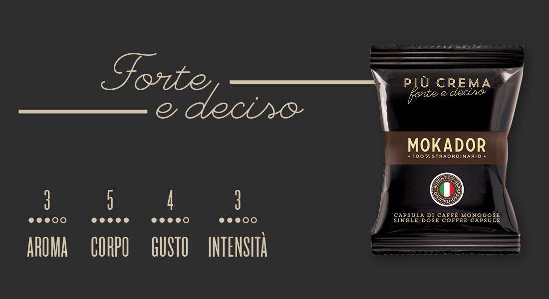 100 Capsule Mokador Più Crema - Ital Cialde