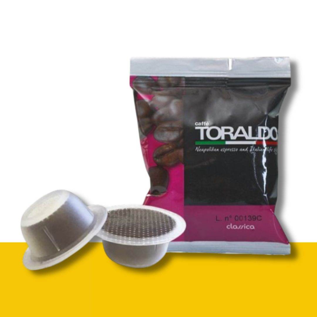 100 Capsule BIaletti Caffè Toraldo Miscela Classica - Ital Cialde