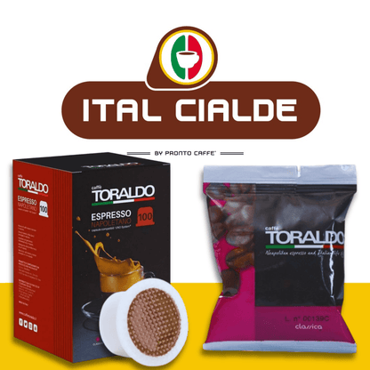 100 Capsule Uno System Caffè Toraldo Miscela Classica - Ital Cialde