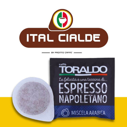 150 Cialde Caffè Toraldo Miscela Arabica - Ital Cialde