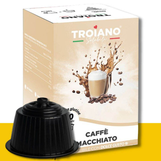 10 Capsule Dolce Gusto Troiano Caffè Macchiato - Ital Cialde