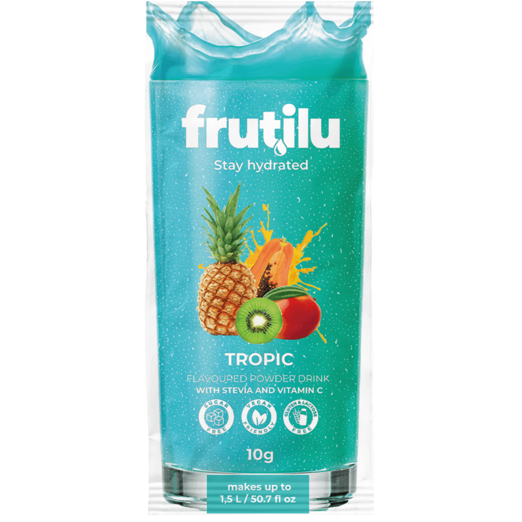 Frutilu – Bevanda Istantanea in Polvere, 30 Bustine da 10 g Frutilu
