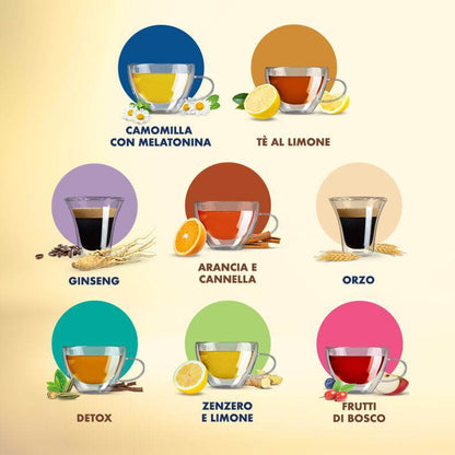 18 Cialde ESE Caffè Borbone Tisana Arancia e Cannella - Ital Cialde