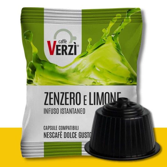 30 Capsule Dolce Gusto Verzì Zenzero e Limone - Ital Cialde