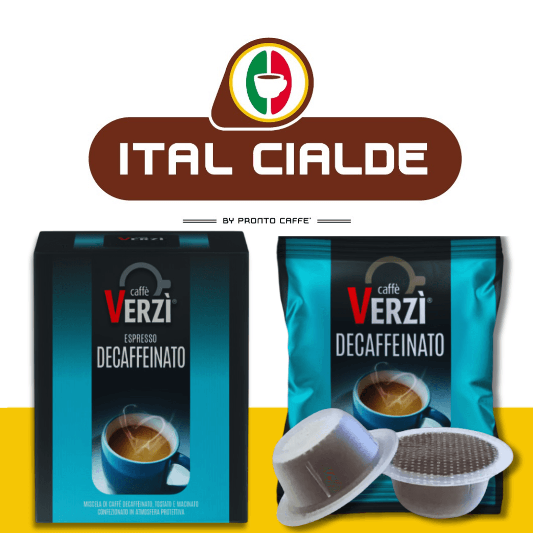 100 Capsule Bialetti Caffè Verzì Dek - Ital Cialde