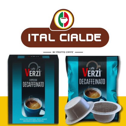 100 Capsule Bialetti Caffè Verzì Dek - Ital Cialde